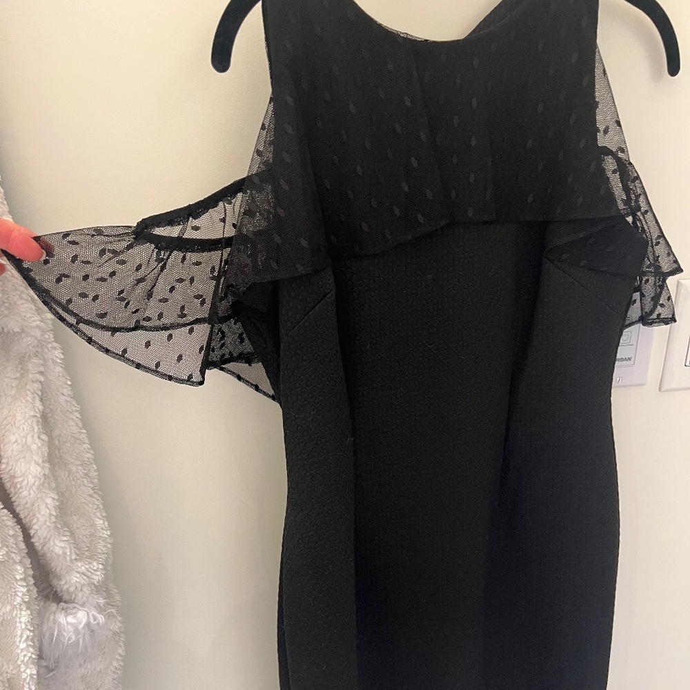Christin Michaels black dress